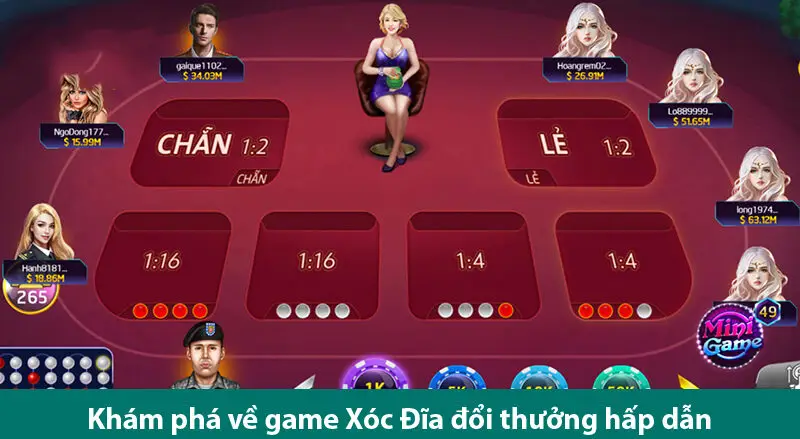 Tìm hiểu cách chơi và các loại cược phổ biến trong xóc đĩa đổi thưởng 