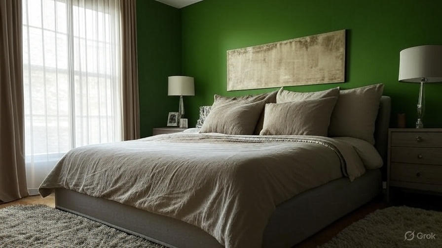 31 Green Accent Bedroom Wall Ideas to Elevate Your Bedroom
