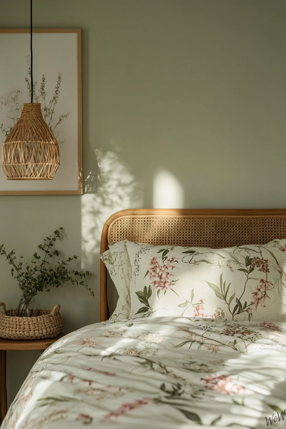 Sage Green and Pink Bedroom Ideas